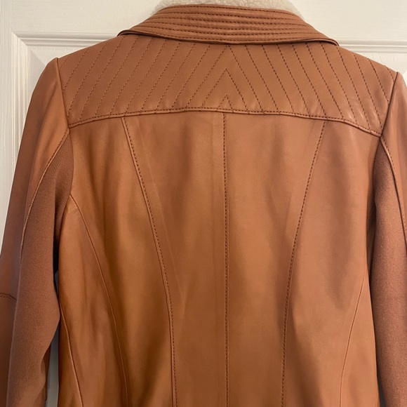 NWOT Michael Kors MOTO Leather Jacket - Picture 10 of 11